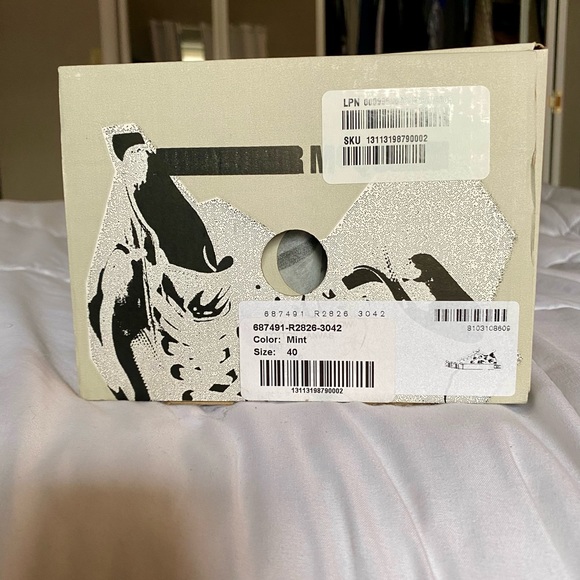 Mcq by Alexander McQueen Swallows sneaker turquoise size 40 - Picture 5 of 5